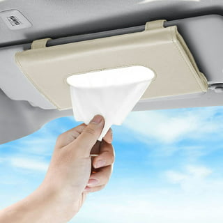 Car Tissue Box Towel Sets Car Sun Visor Tissue Holder Vehicle Hanging  Headrest Napkin Backseat Case Box Interior Storage Decorat - AliExpress