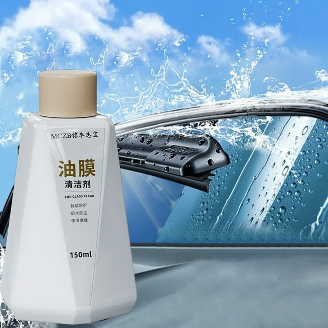 Car To Dislodge Oil Film Cleaner Car Front Windshield Oil Film Remover Oil Film Net Glass Water