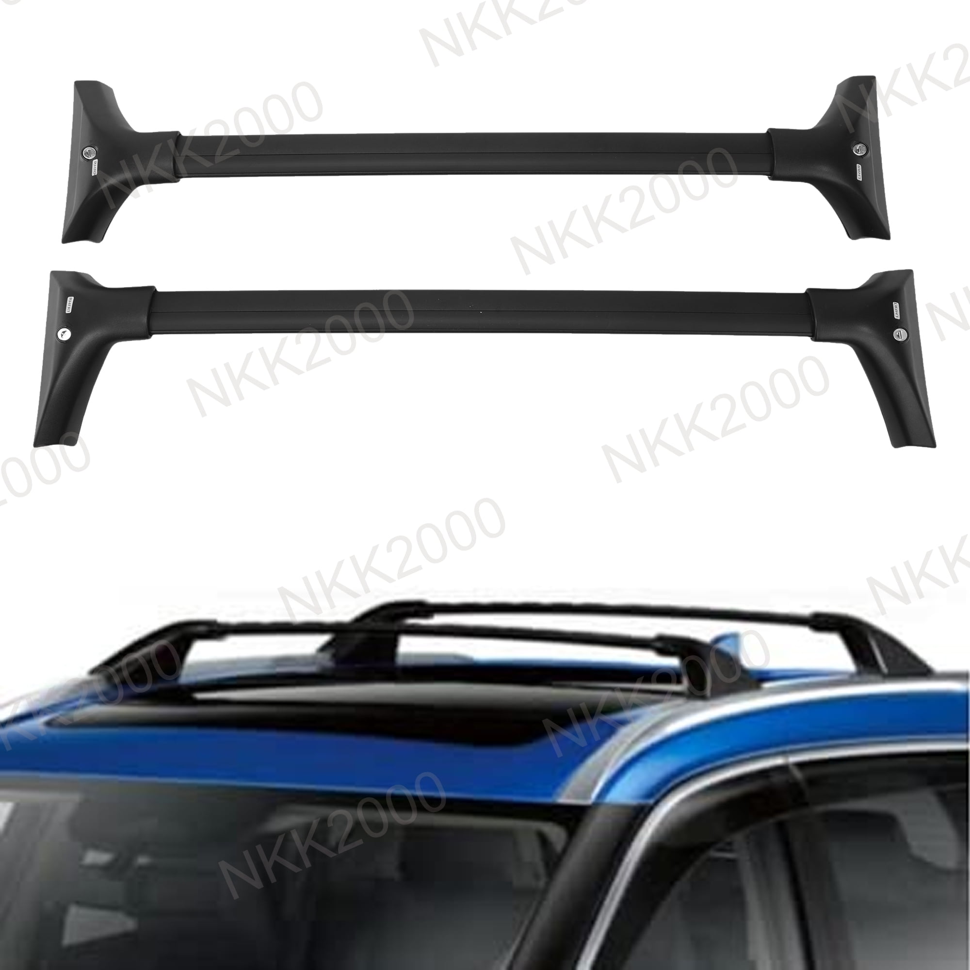 Car Top Roof Rack Cross Bar Luggage Carrier Cargo for Nissan Rogue 2021-2024