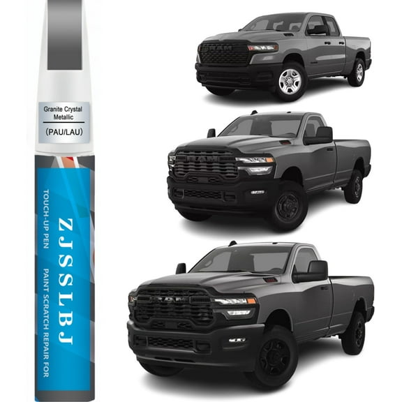Car Touch Up Paint(Granite Crystal Metallic(PAU/LAU) ) for Dodge Ram, Car Paint Scratch Repair Kit, Quick & Easy Solution to Repair, 2 in 1 Scratch Remover Pen