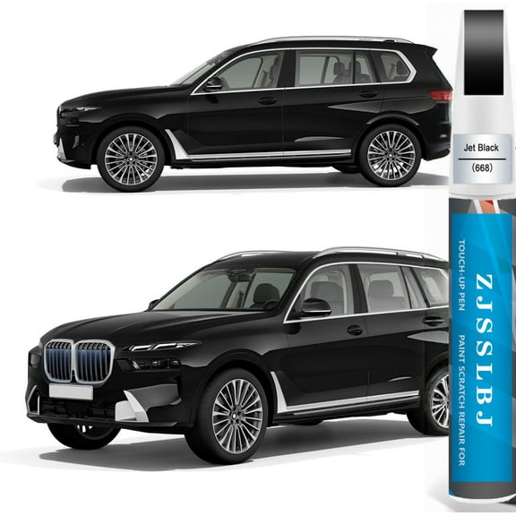 Car Touch Up Paint(Jet Black(688)) for BMW, Car Paint Scratch Repair Kit, Quick & Easy Solution to Repair, 2 in 1 Scratch Remover Pen with Color-Matched