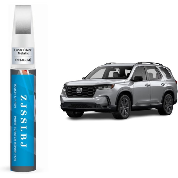 Car Touch Up Paint(Lunar Silver Metallic(NH-830M)) for Honda, Car Paint Scratch Repair Kit, Quick & Easy Solution to Repair, 2 in 1 Scratch Remover Pen with Color-Matched