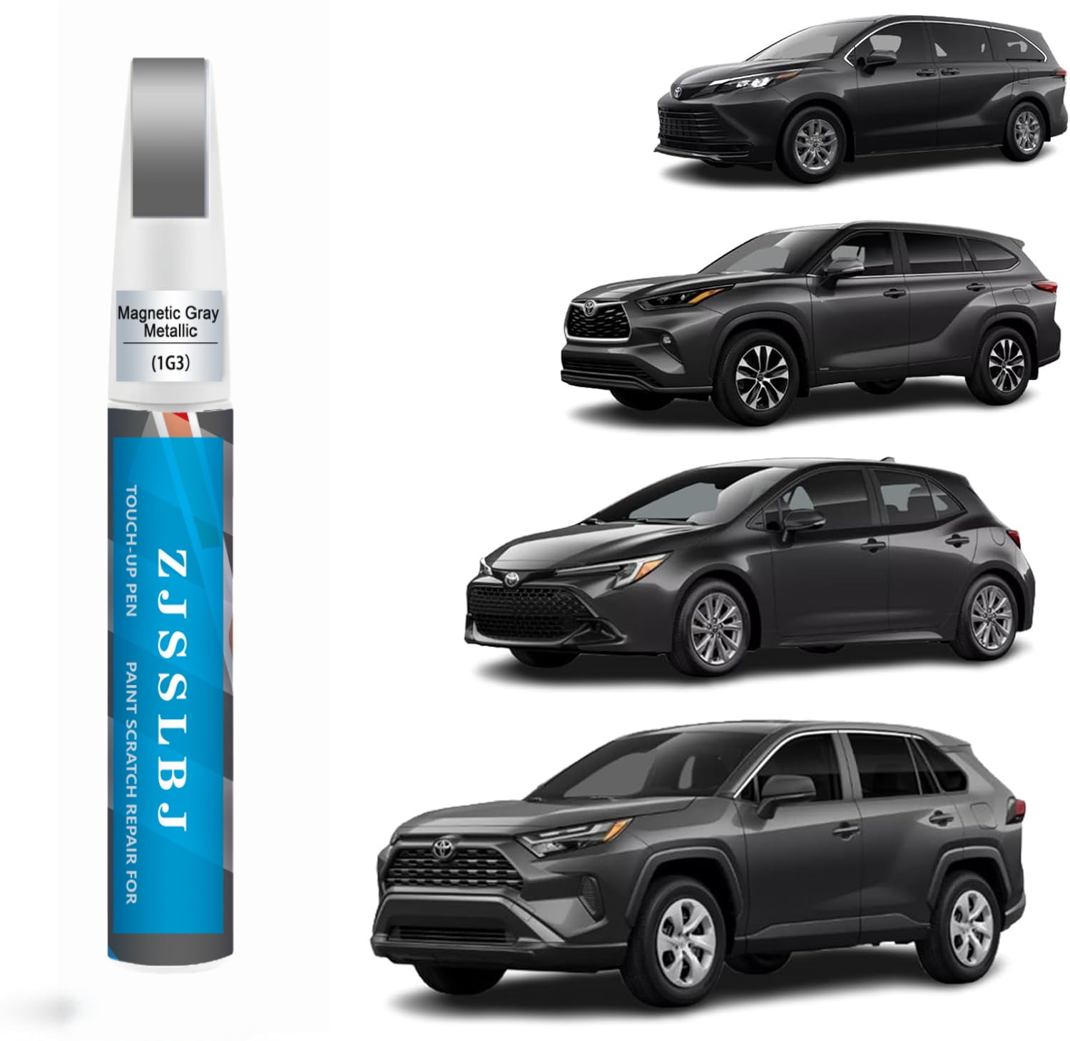 Car Touch Up Paint(Magnetic Gray Metallic(1G3)) for Toyota, Car Paint ...