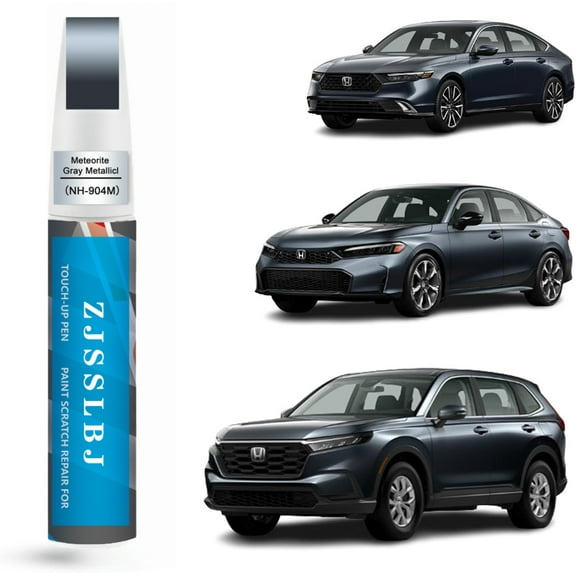 Car Touch Up Paint(Meteorite Gray Metallic(NH-904M)) for Honda, Car Paint Scratch Repair Kit, Quick & Easy Solution to Repair, 2 in 1 Scratch Remover Pen with Color-Matched