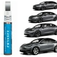 thumbnail image 1 of Car Touch Up Paint(Midnight Silver Metallic(PMNG)) for Tesla Model Y/3/S/X, 2 in 1 DIY Car Paint Scratch Repair Kit with Pen Tip & Brush, Scratch Remover Pen with Color-Matched for Tesla, 1 of 6