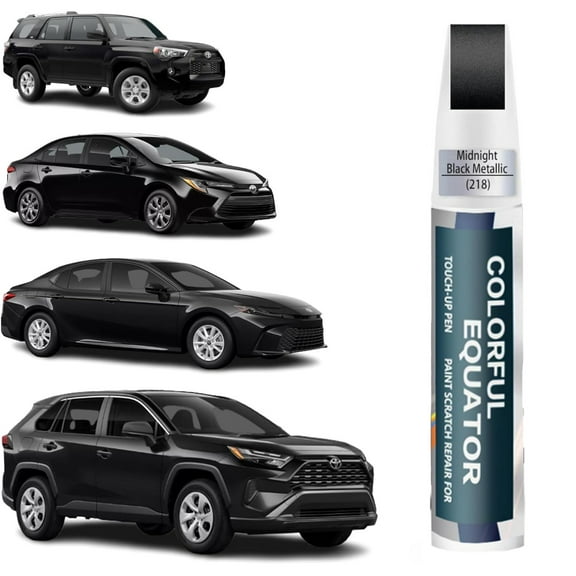Attitude/Midnight Black Metallic Touch Up Paint for Toyota, Car Paint Pen Scratch Repair Two-In-One Touch Up Paint, Premium Car Scratch Remover for Deep Scratches