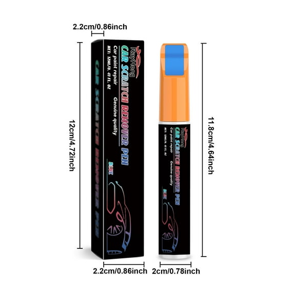 Car Touch Up Paint Pen, Car Scratch Repair Automotive Touch Up Paint Pen, Car Scratch Remover Car Paint, Two-In-One Car Paint Scratch Repair, Quick and Easy Car Scratch Repair Pen for Most Car
