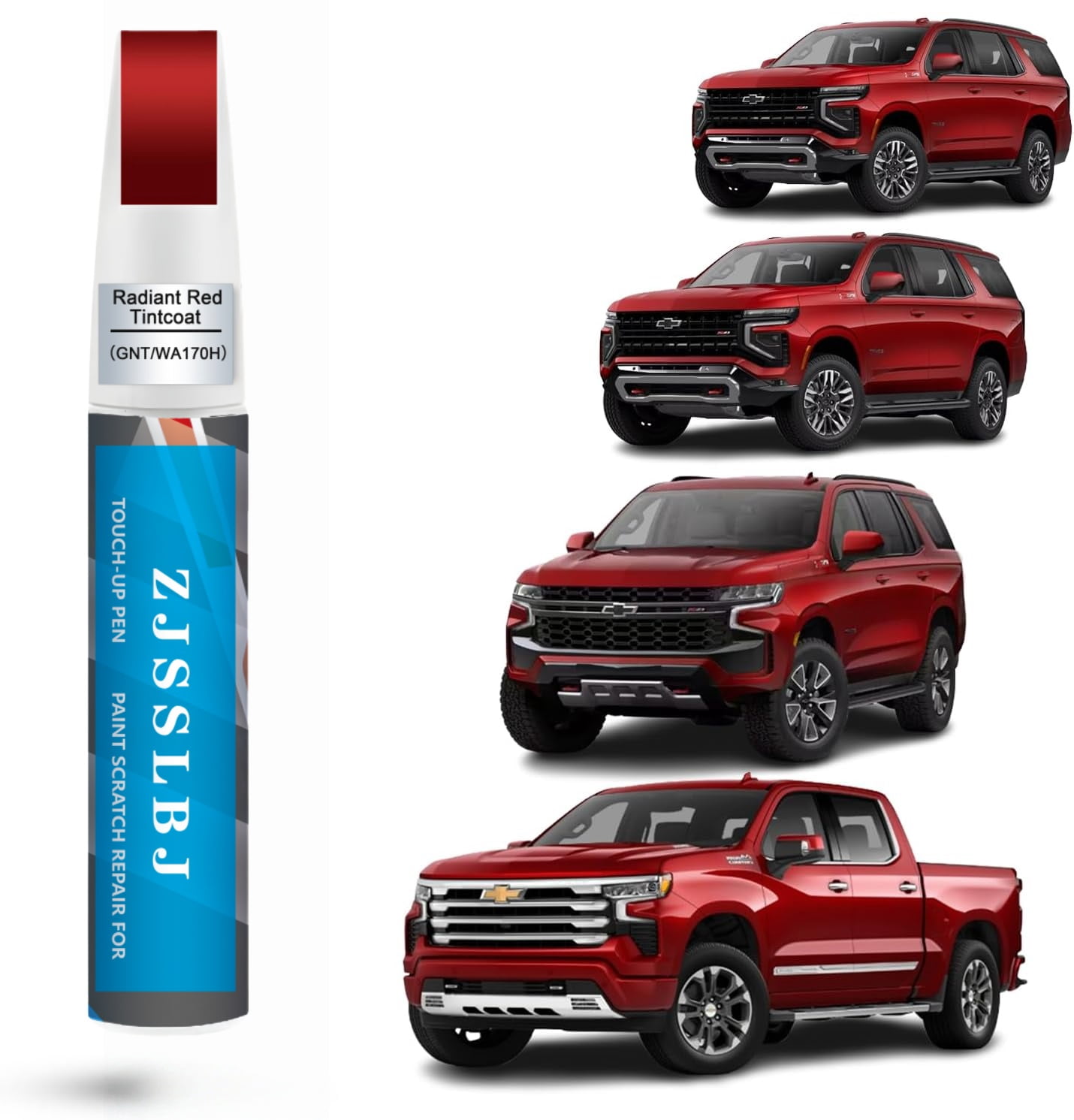 Car Touch Up Paint(Radiant Red Tintcoat(GNT/WA170H)) for Chevrolet, Car ...