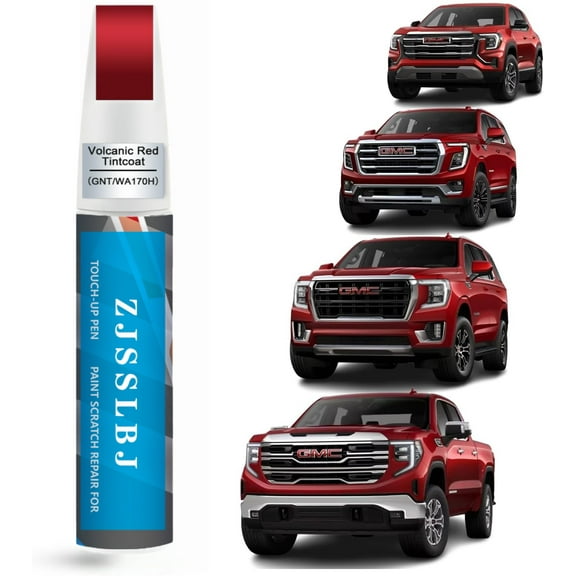 Car Touch Up Paint(Volcanic Red Tintcoat(GNT/WA170H)) for GMC, Car Paint Scratch Repair Kit, Quick & Easy Solution to Repair, 2 in 1 Scratch Remover Pen with Color-Matched