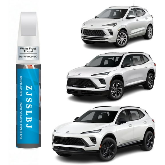Car Touch Up Paint(White Frost Tricoat(G1W/WA140X)) for Buick, Car Paint Scratch Repair Kit, Quick & Easy Solution to Repair, 2 in 1 Scratch Remover Pen