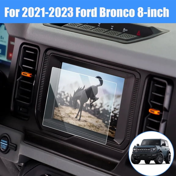 Car Touch Screen Protector Tempered Glass 8-Inch For 2021-2023 Ford Bronco