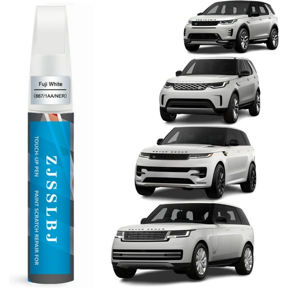 Car Touch Up Paint(Fuji White(867/1AA/NER)) for Landrover, Car Paint Scratch Repair Kit, Quick & Easy Solution to Repair, 2 in 1 Scratch Remover Pen