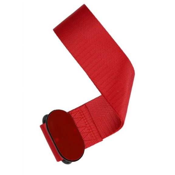 Car Tow Towing Strap Belt Rope Rally Hook Rear/Front Bumper Red