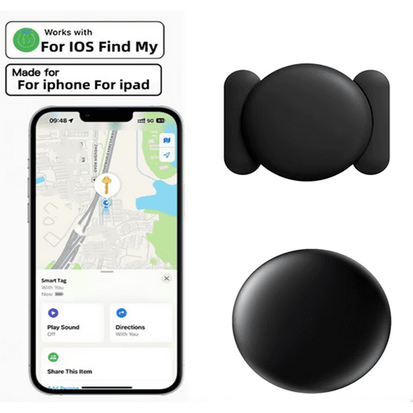 Car Tracker No Subscription,Magnetic GPS Tracker for Vehicle,Car Tracker Hidden Device with Magnetic Waterproof Case,Car Locator Work with Apple Find My App (iOS Only)