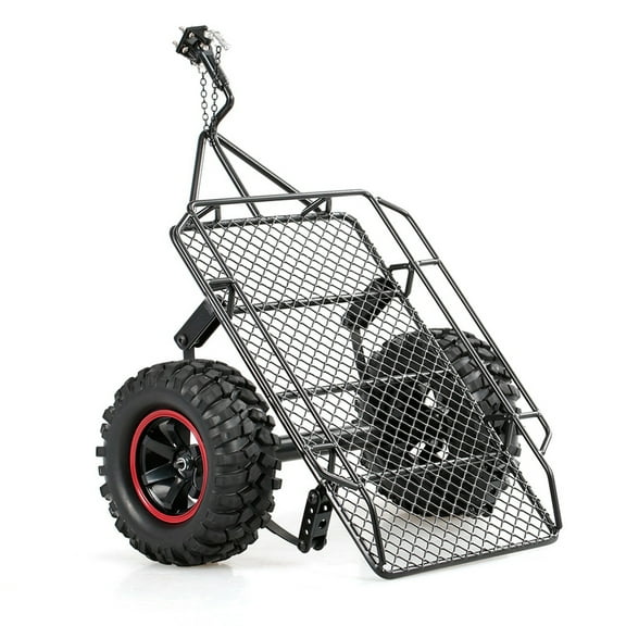 Car Trailer Car Hopper Trail For 1/10 Traxxas HSP Redcat Axial SCX10 D90 HPI RC Crawler Car DIY