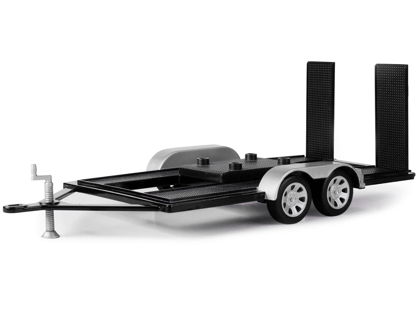 アーテル　カートレーラー　1:18 Motormax 1/18 Scale Diecast Model Toy Flatbed Car Trailer with