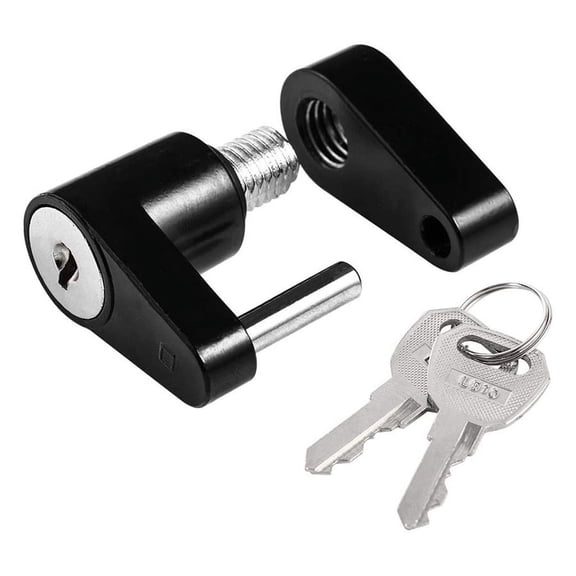 Car Trailer Hitch Coupler Lock 1/4" w/ 2Key Universal For Tow Boat RV Truck Van