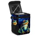 Car Trash Bin Foldable with Lid, LeakProof, Hanging Storage Bag