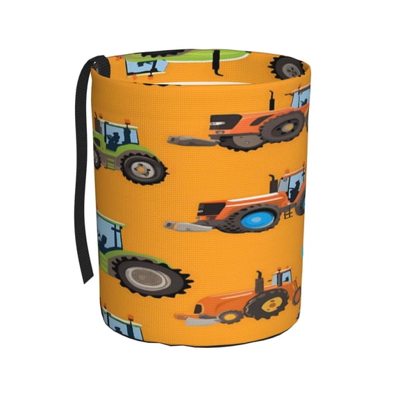 Car Trash Can 600d Oxford Water-Resistant Cylindrical With Support Rod Universal Fit For Suv Sedan Truck Easy Strap Installation Tractor-Trailer Truck (12)