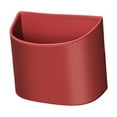 thumbnail image 1 of Car Trash Can, Artificial Leather Garbage Organizer for Any Cars, Easy-to-Install Automotive Garbage Bin for Home, Office (Red), 1 of 3