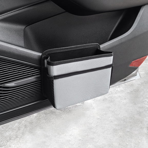 Car Trash Can Door Storage Box Foldable Seat Back Hanging Storage Bag