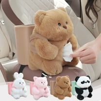 Car Trash Can, Leakproof Car Trash Bin with Lid, Small Trash Can for Car, Vehicle Car Garbage Can for Cup Holder & Vehicle Trash Bag for Truck SUV Auto Interior Accessories Organizer - Xuniizn