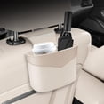 thumbnail image 1 of Car Trash Can, Leather Car Trash Bin Door Organizer with a Roll of Garbage Bag, Foldable Hanging Mini Cars Storage Must Have Essentials Interior Accessories, 1 of 5