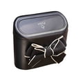 thumbnail image 1 of Car Trash Can, Mini Trunk Push Hanging Portable Car Trash Can Suitable for Car, Home, Office, Bow Design for Stylish Trash Storage Includes Disposable Trash Bags, 1 of 2
