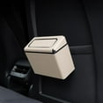 thumbnail image 1 of Car Trash Can Stylish Vehicle Garbage Container for Automotive Home Office Kitchen Use Leakproof Durable Design, 1 of 5