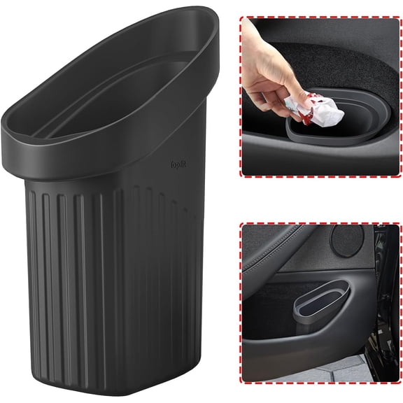 Car Trash Can Trash Bin, Car Accessories for Interior Garbage Can, Car Door Trash Can,Multifunctional Organizers and Storage for Car, Home and Office
