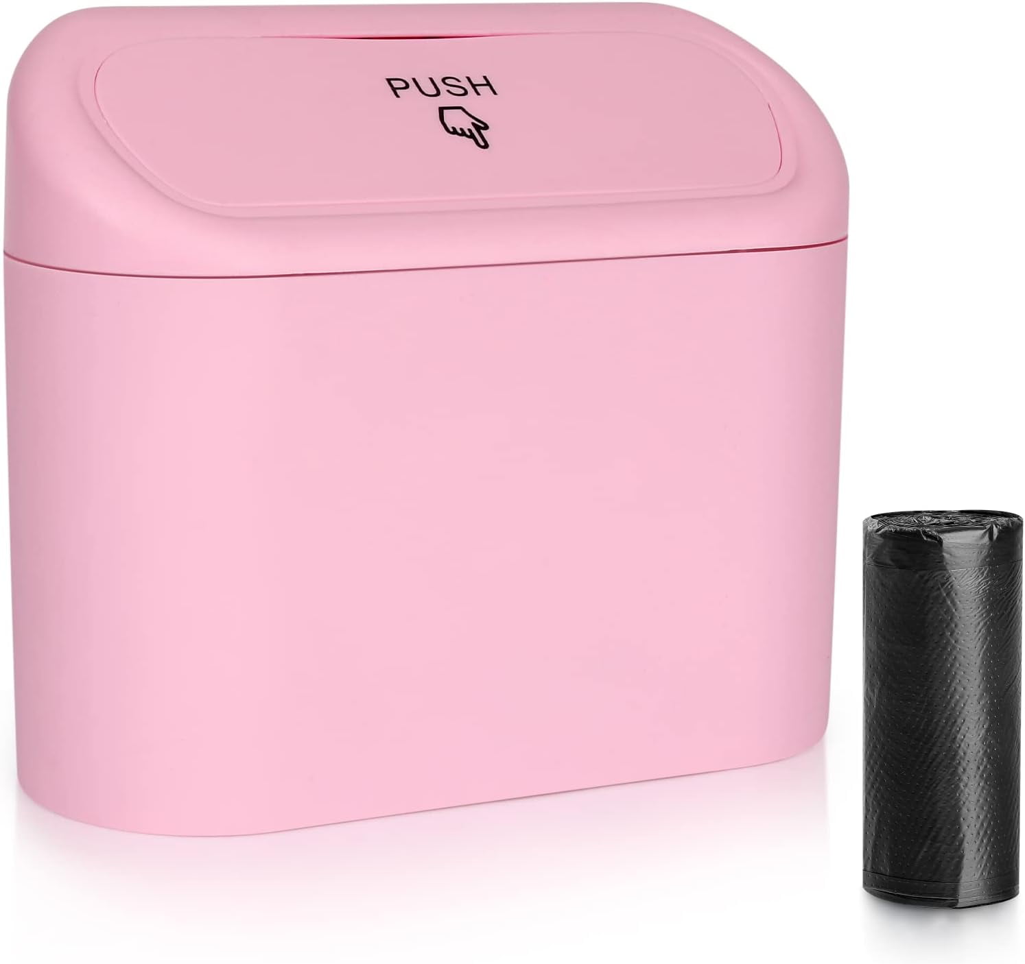 Sage Green Car Trash Can With Lid - Collapsible, Waterproof Car Garbage Bin For Car Organization