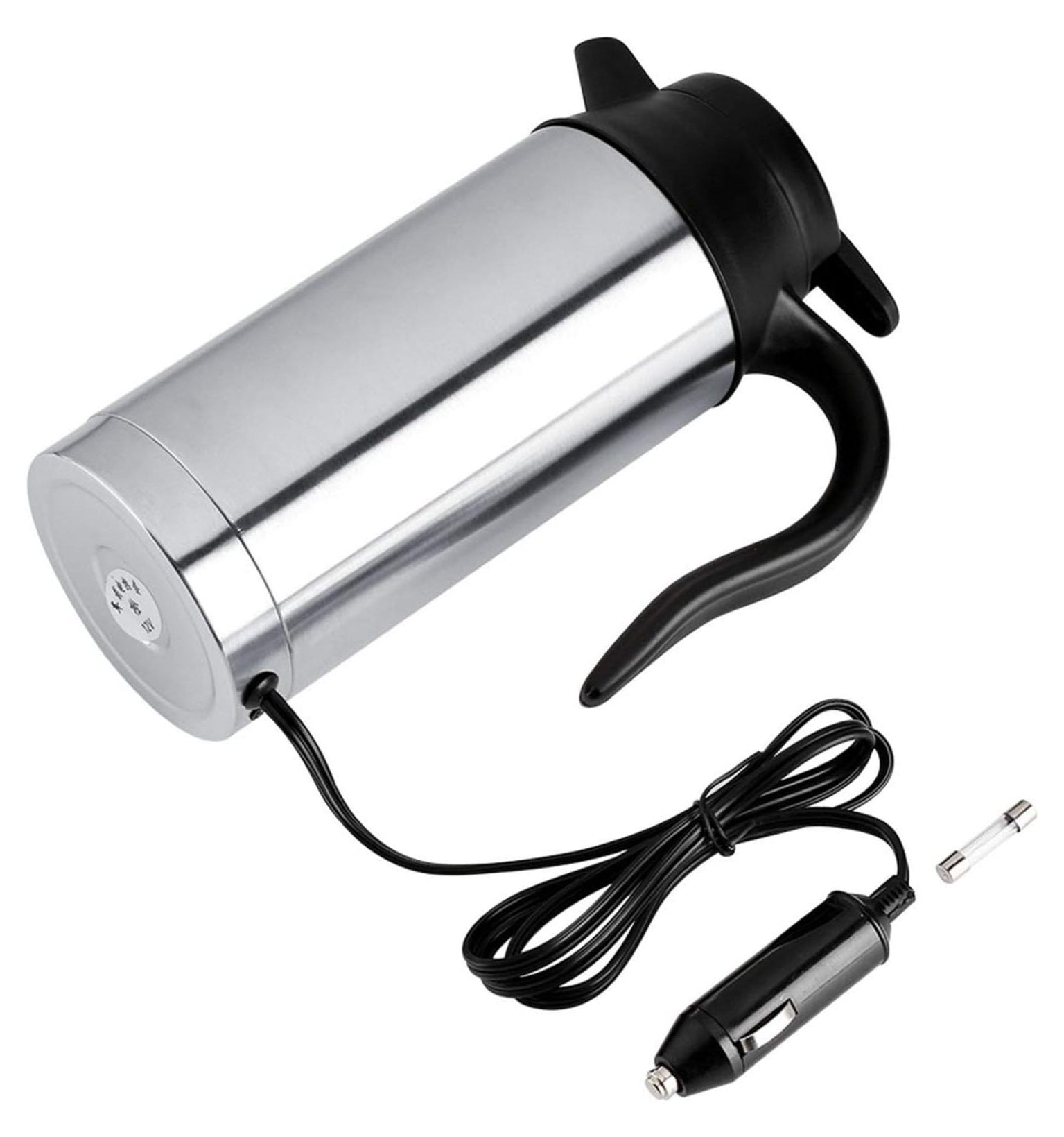 Car Travel Kettle, 12V 750ML Stainless Steel Portable Kettle with