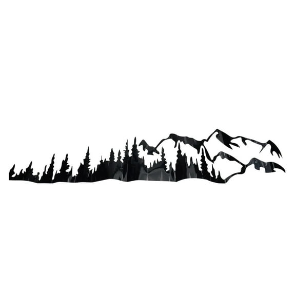Car Tree Mountain for Forest Decal Vinyl Sticker For Truck SUV RV Trailer Side LH