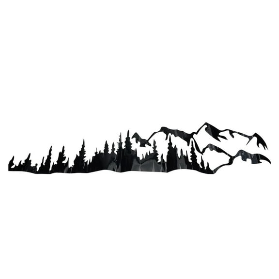 Car Tree Mountain for Forest Decal Vinyl Sticker For Truck SUV RV Trailer Side LH