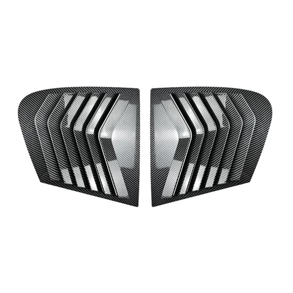 Car Triangular Rear Window for BMW 1 Series F20 118I 120I 2011-2019 Blinds Triangular Window Protection(Carbon)