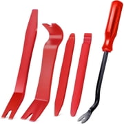 stusgo 5 Pack Car Trim Removal Tool Kit, No Scratch Panel Door Window Audio Pry Tool Kit, Auto Clip Pliers Fastener Remover, Push Pin Puller, Clip, Molding, Dashboards, Interior Trim Repair Tools