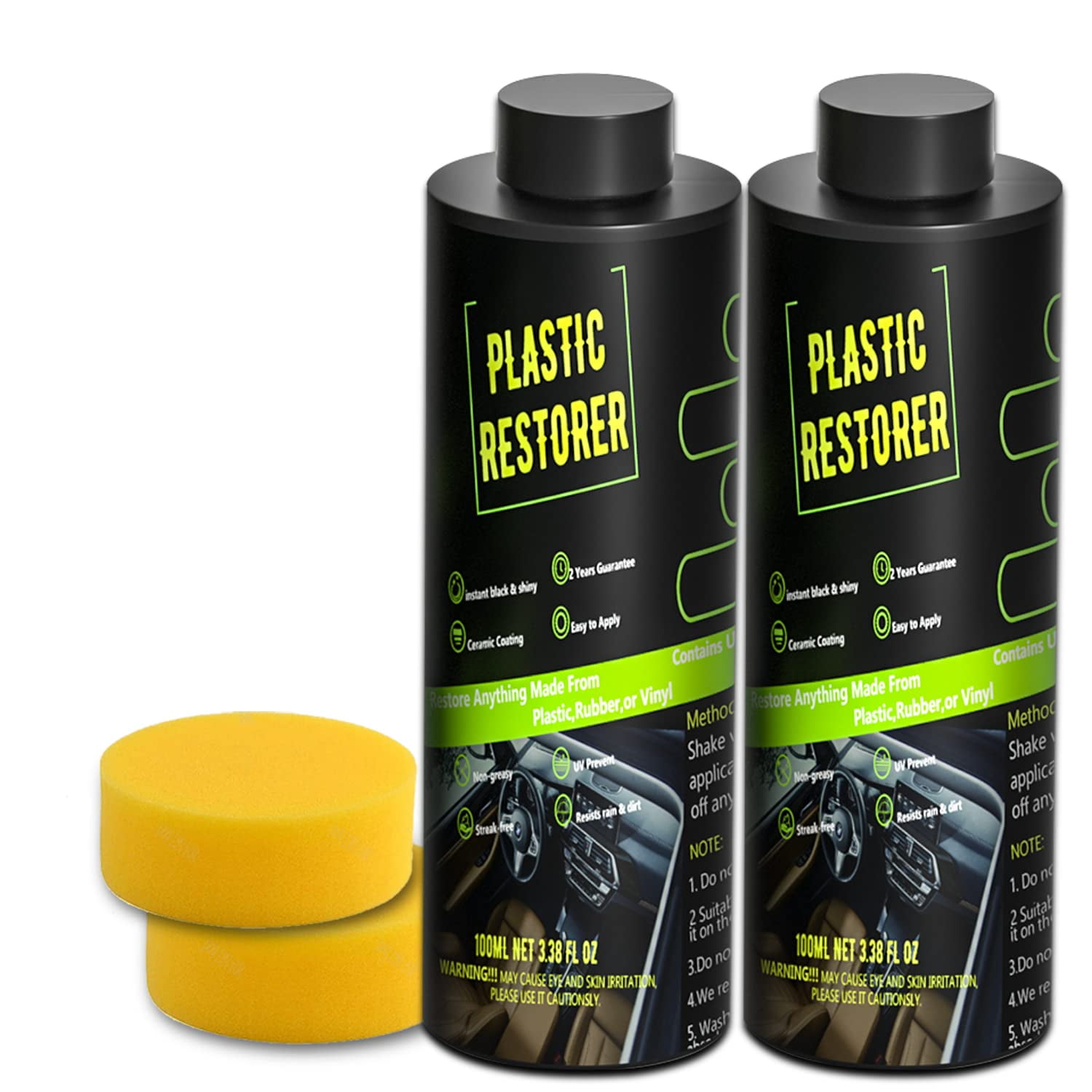 Car Trim Restorer, Plastic AIF4 Restorer for Cars Interior,Plastic Restorer & Hydrophobic Trim