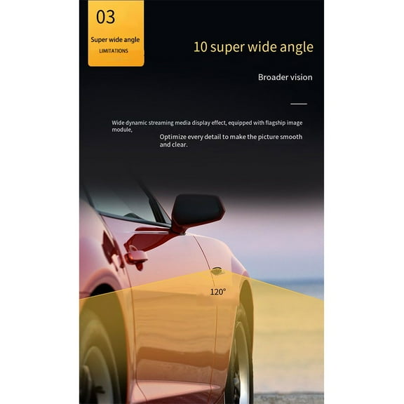 Car Truck Auto Side Rear View Mirror Mount Cameras Reversing Camera Waterproof Fangkenuo