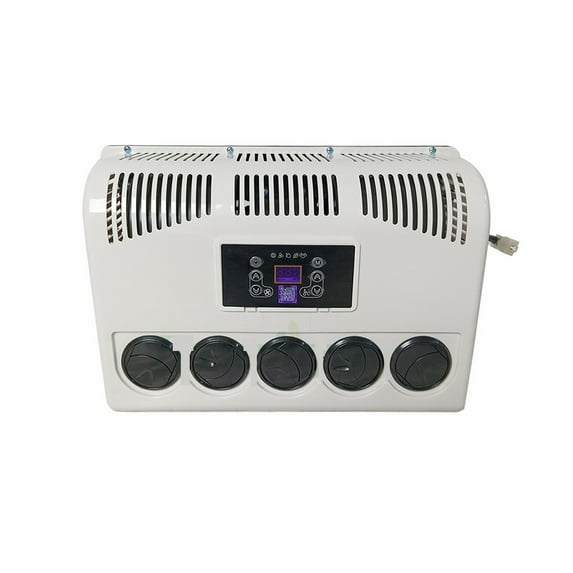 Car Truck Caravan Electric Parking Air Conditioner, 12V Split Air Conditioning 24V For RV Tractors Motorhome Camper Van ,Low Energy Consumption