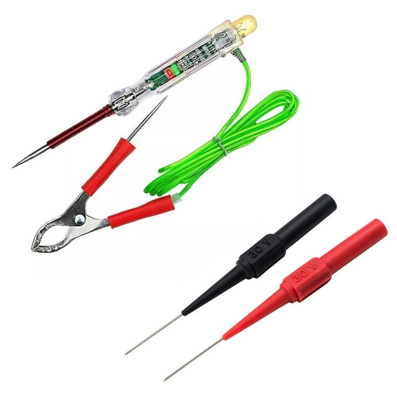 Car Truck Circuit Tester Light Bulb Repair Tool Automobile Circuit Tester set with 96cm Cable 6-24V Electric Pen for DIY