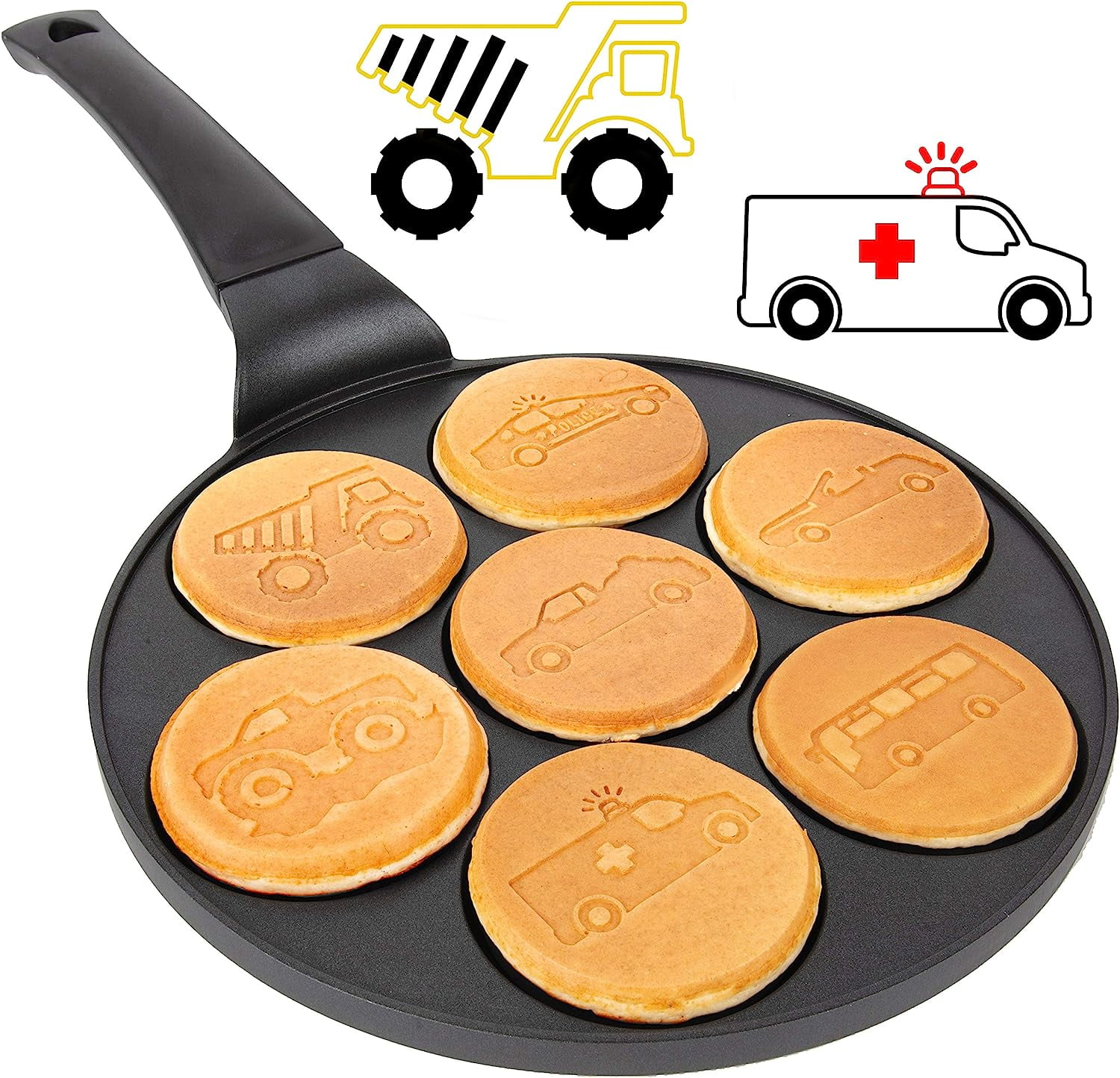 Patterns Pancake Pan - Nordic Ware in 2023  How to make breakfast, Pancake  pan, Silver dollar pancake pan