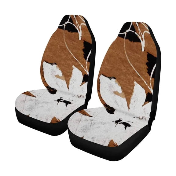 Car Truck Most Fit Mat Car Protector Seat 2 Vehicle of Front for Covers Seat Car Tribe Floral Flower Nature Custom