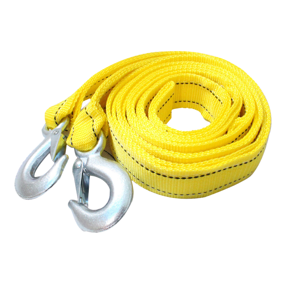 Car Truck Tow Rope Nylon Winch Rope Truck Towing Rope Tow Safety Strap 4M