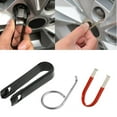 thumbnail image 1 of Car Truck Wheel Lug Bolt Nut Center Cover Cap Extractor Removal Tool Clip + Hook, 1 of 1