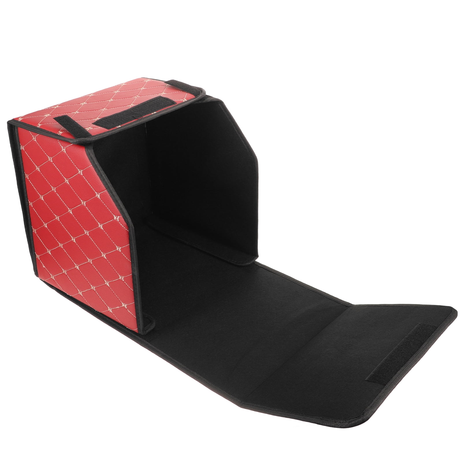 Car Trunk Leather Storage Organizer Collapsible Car Organizer Trunk