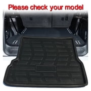 Car Trunk Mat, Cargo Liner Compatible for Toyota Land Cruiser Prado J150 150 7 Seats 2010-2019 Auto Rear Easy Clean Pads Car Accessories