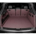 thumbnail image 1 of Car Trunk Mat Compatible with Porsche Cayenne 2011-2018 with Subwoofer on The Left Side of Trunk Cargo Liner Pet Dogs Liner 3D Laser Full Coverage All Weather Coffee, 1 of 18