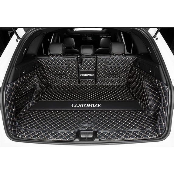 Car Trunk Mat Compatible with Honda HRV 2016-2021-Newest All Weather 3D Laser Full Coverage Cargo Mat (Black)