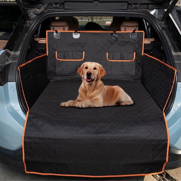 Car Trunk Mat for Dog,65" x 72" Waterproof Pet Cargo Cover Dog Seat Mat,Car Trunk Protective Cover,Scratch-resistant and Sturdy Pet Seat for Cars Trucks, and SUVs(Black,S)