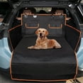 thumbnail image 1 of Car Trunk Mat for Dog,80" x 88" Waterproof Pet Cargo Cover Dog Seat Mat,Car Trunk Protective Cover,Scratch-resistant and Sturdy Pet Seat for Cars Trucks, and SUVs（Black,L）, 1 of 7